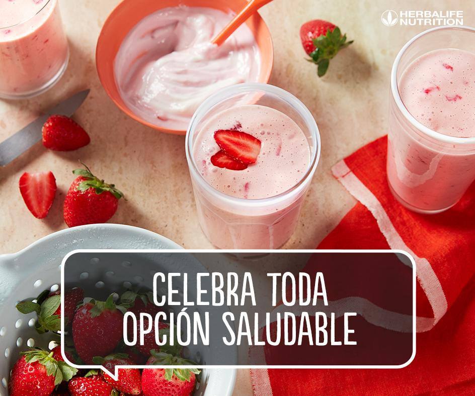Batido sabor fresa